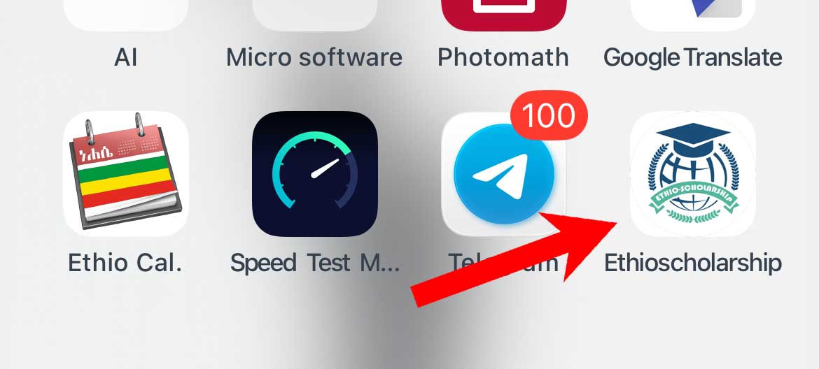 App on Home Screen